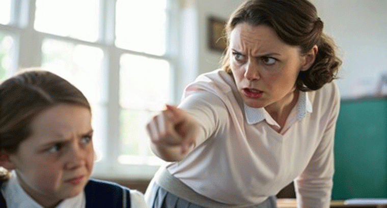 ఎల్‌కేజీ చిన్నారిని పట్టుకుని..... ప్రైవేట్ స్కూల్ టీచర్ దాష్టీకం