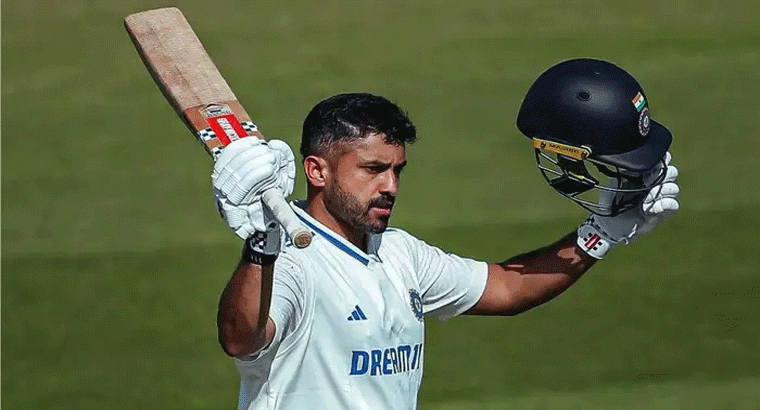  ఇంగ్లండ్‌లో కరుణ్ నాయర్ మోత ,,,డబుల్ సెంచరీ