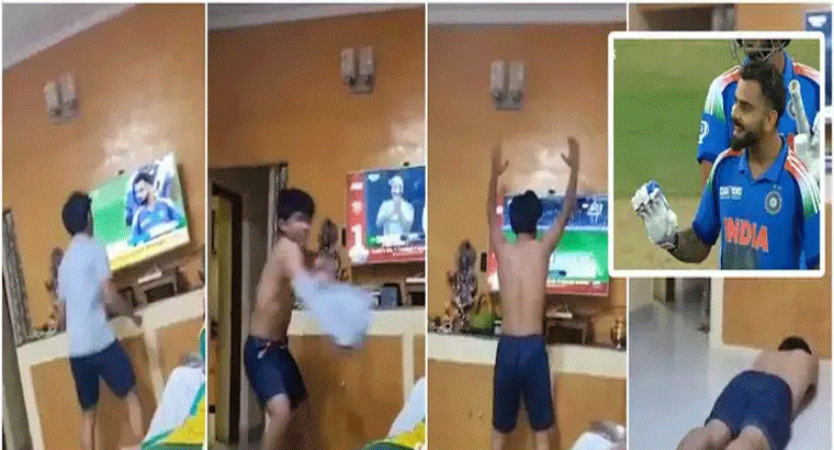 పాకిస్థాన్‌తో మ్యాచ్‌లో కోహ్లీ సెంచరీ,,,సంతోషం పట్టలేకపోయిన ఫ్యాన్