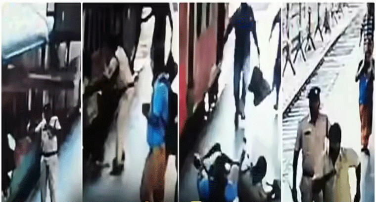 కానిస్టేబుల్ దేవుడిగా వచ్చాడు.. పడినా పరుగులు తీశాడు