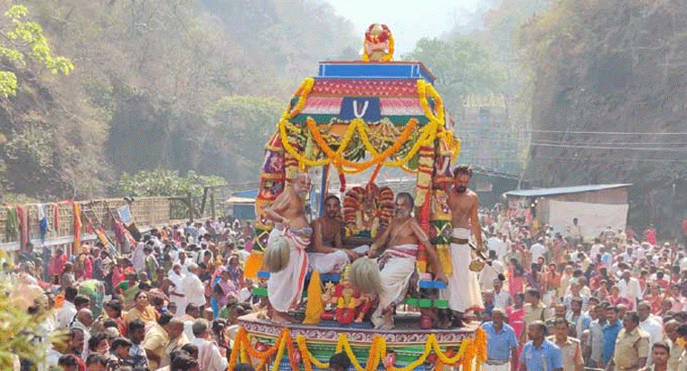 నంద్యాల జిల్లా ఆహోబిలంలో బ్రహ్మోత్సవాలు