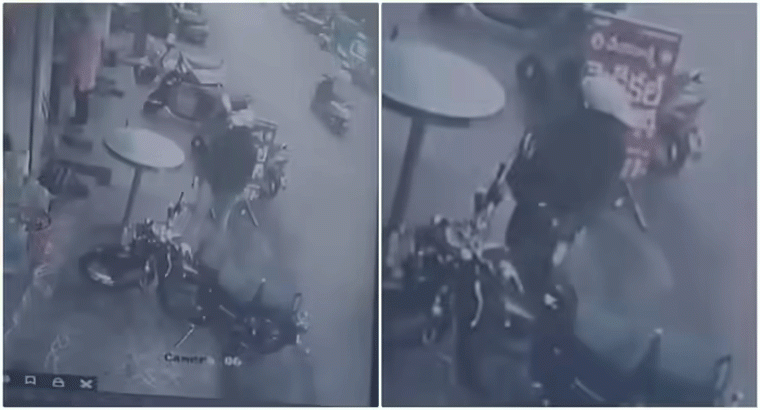 అక్కడ స్పేస్ లేదు... కళ్లు మూసి తెరిచేలోపు పనికానిచ్చేశాడు