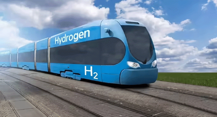 నీటి ఆవిరిని మాత్రమే విడుదల చేసే హైడ్రోజన్ రైలు