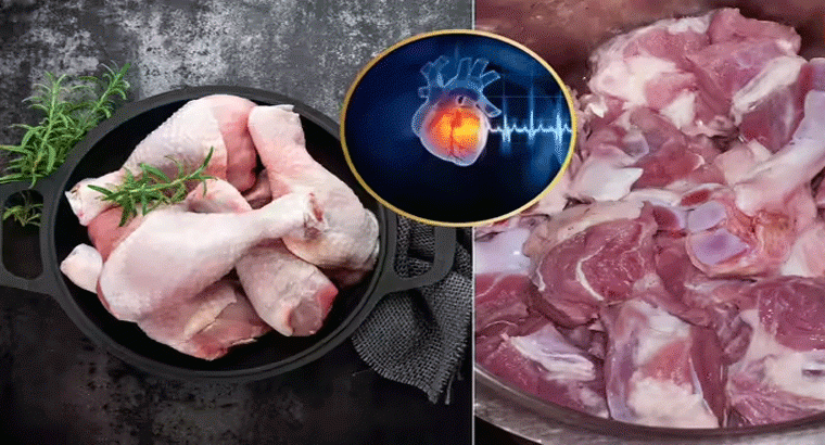 చికెన్ లేదా మటన్ రెండింటిలో ఏది గుండెపోటు ముప్పు
