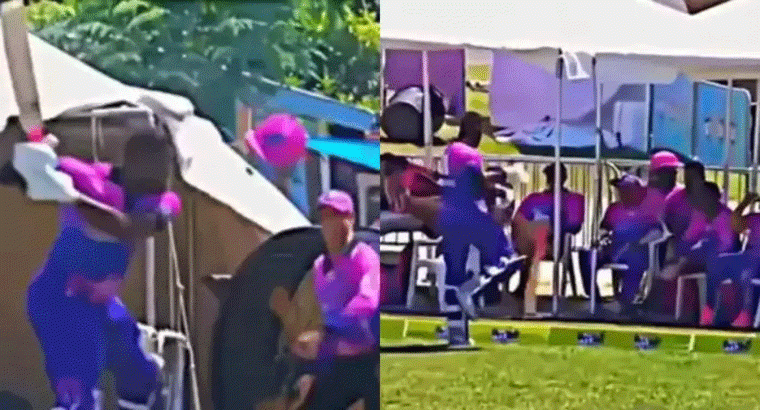 సహనం కోల్పోయిన వెస్టిండీస్ ఆల్ రౌండర్,,, వైరల్‌గా మారిన కార్లోస్ బ్రాత్‌వైట్ వీడియో