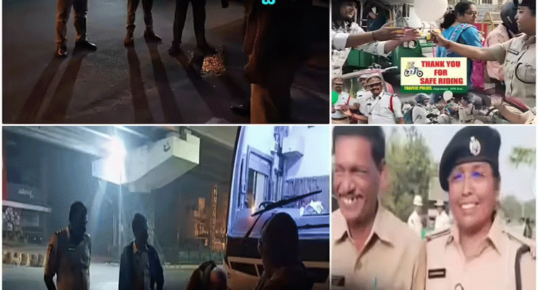 ప్రమాదాల నివారణ కోసం,,,,ఆటో డ్రైవర్లకు రోజా పూలు