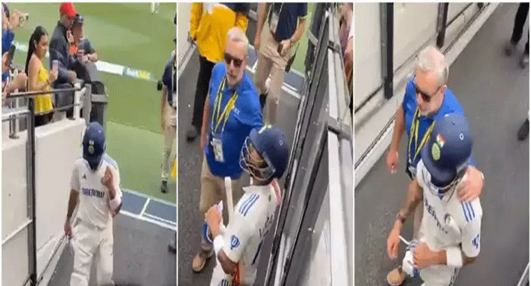 బాక్సింగ్‌ డే టెస్టులో అనూహ్య ఘటన.. అభిమానులపై కోహ్లీ ఆగ్రహం