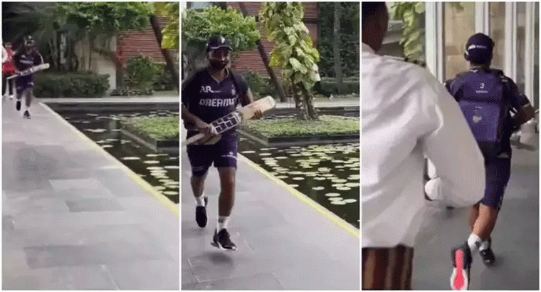 కేకేఆర్ కెప్టెన్‌ని వదిలేసి బస్ వెళ్లిపోయిందంటా.. రహానే పరుగో పరుగు