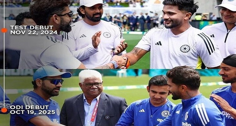 అరుదైన మైలురాయి.. ఆల్ ఫార్మాట్ ప్లేయర్‌గా నితీశ్‌ కుమార్‌ రెడ్డి

