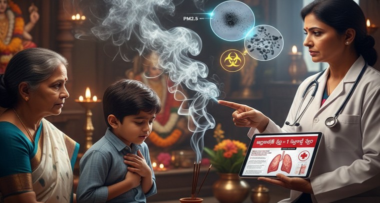 అగరబత్తి పొగ.. ఆధ్యాత్మిక సువాసన వెనుక దాగి ఉన్న ఆరోగ్య ముప్పు!
