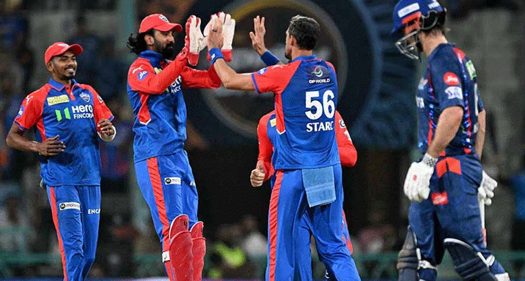 LSGపై DC బౌలర్ల విజృంభణ – తక్కువ స్కోరుకే ఆలౌట్!