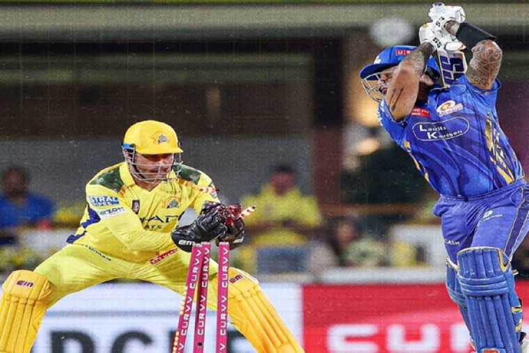 ధోని మెరుపు వేగంతో స్టంపింగ్.. వీడియో వైరల్... 