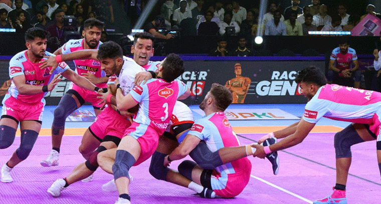 PKL 2025 థ్రిల్లర్: జైపూర్ గోల్డెన్ టచ్‌తో విజయం అందుకుంది!