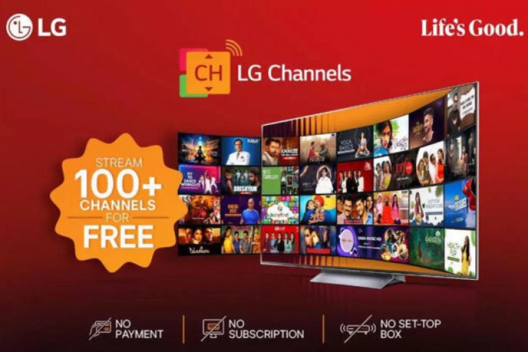 ఎల్జీ  స్మార్ట్ టివిల కోసం 100కి పైగా ఛానల్స్... 