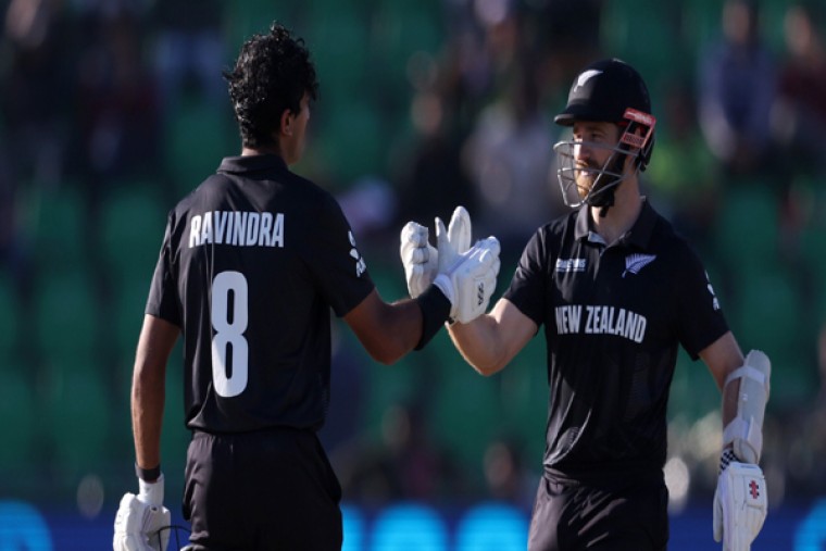 సెమి ఫైనల్ 2 లో న్యూజిలాండ్ భారీ స్కోర్.. ఎంతంటే...?