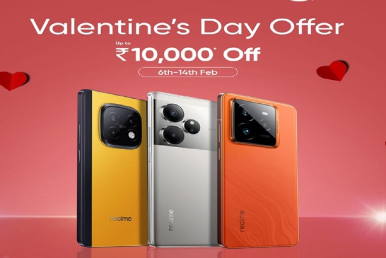 వాలంటైన్స్ డే సేల్ లో రియల్‌మి మొబైల్స్ భారీ డిస్కౌంట్... 