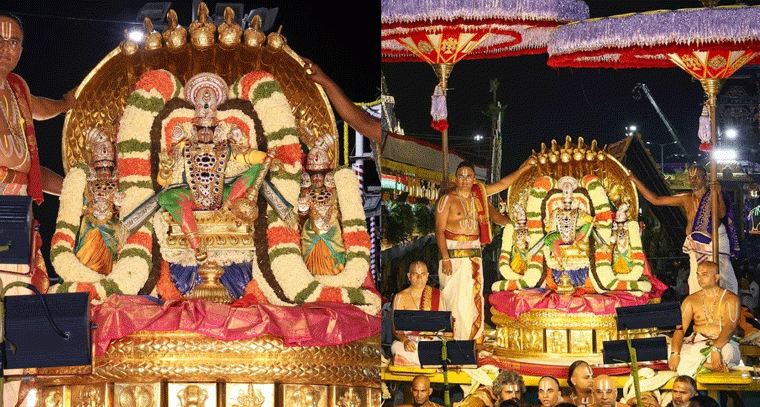 తిరుమలలో బ్రహ్మోత్సవ మహోత్సవం.. మలయప్ప స్వామి శేష వాహన సేవతో చెలరేగిన భక్తి