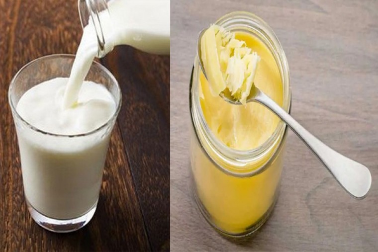 నెయ్యి కలిపిన పాలతో కలిగే ఆరోగ్య లాభాలు 

