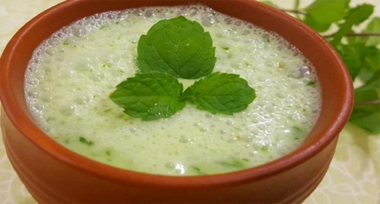 వేసవిలో చల్లచల్లని పుదీనా లస్సీ...  

