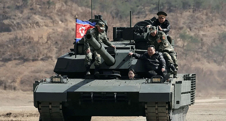 కిమ్ జోంగ్ అన్ కుమార్తె ట్యాంకర్ షికారం పత్రికా కథ