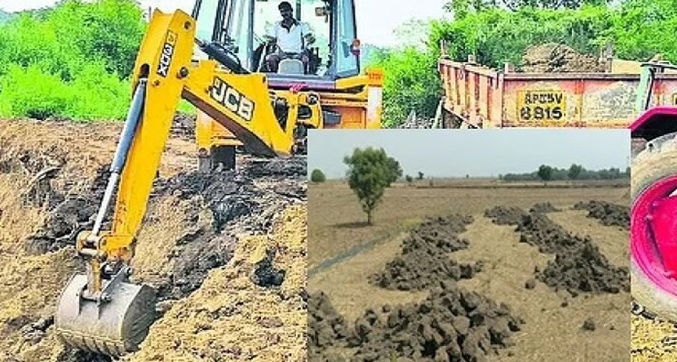 చెరువు మట్టి.. పొలాల పుష్పకారి సహజ ఎరువు

