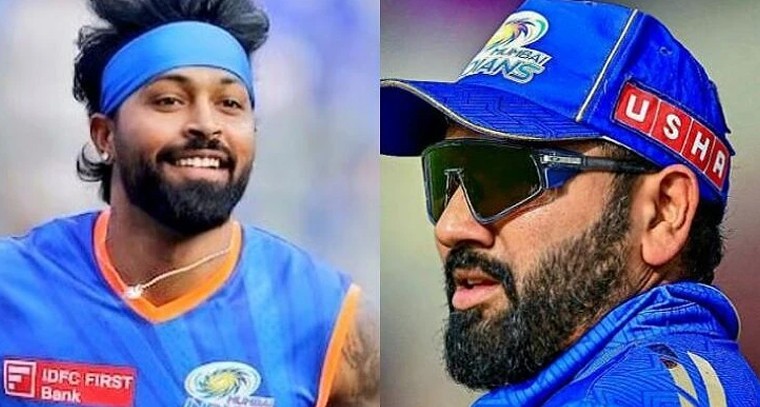 హిట్ మ్యాన్‌కు హార్దిక్ వార్నింగ్? ముంబై ఇండియన్స్ అదిరిపోయే రియాక్షన్!

