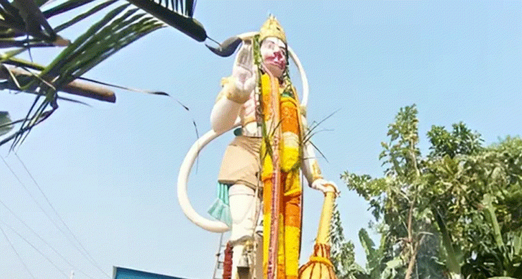 ఘనంగా అభయాంజనేయ స్వామి ఆలయ ఐదవ వార్షికోత్సవం