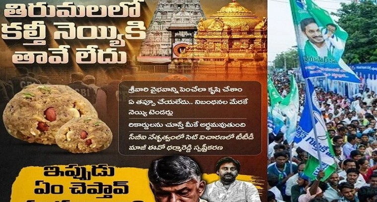 తిరుమల లడ్డూ లేతలో వైసీపీ తిరుగుబాటు.. 'కల్తీ' ఆరోపణలకు రికార్డులతో సమాధానం!

