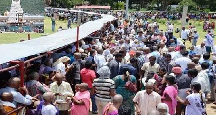 వైభవంగా సీతారామాంజనేయ స్వామి విగ్రహ శిఖర ప్రతిష్ట