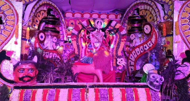 చెన్నూరు: శ్రీ మహిషాసుర మర్దిని దేవి అలంకారం

