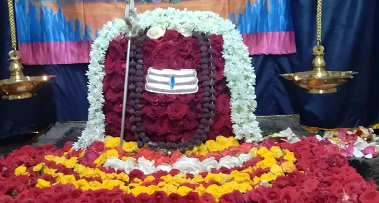 పుష్పాలతో ప్రత్యేక అలంకరణలో జంబుకేశ్వరుడు దర్శనం

