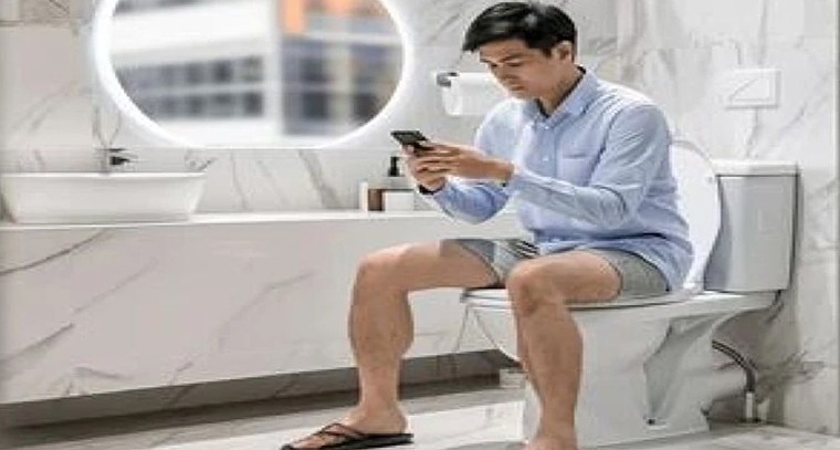 బాత్రూమ్‌లో ఫోన్ వాడకం మానేస్తే.. పేగు ఆరోగ్యానికి రక్షణ!

