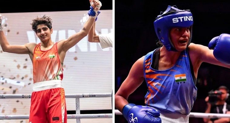 వరల్డ్ బాక్సింగ్‌లో భారత్ సత్తా.. జైస్మీన్, మీనాక్షి స్వర్ణ విజయం

