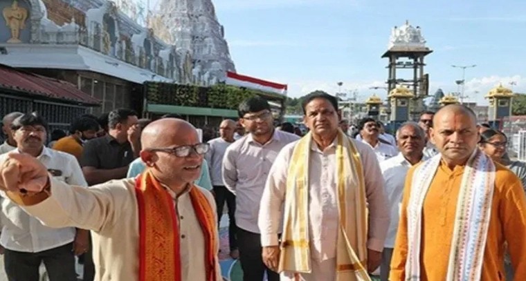 శ్రీవారి బ్రహ్మోత్సవాలకు తిరుమల శోభాయమానంగా ముస్తాబు

