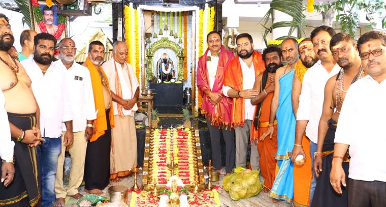 నాచారం అయ్యప్ప స్వామి ఆలయంలో  మహాపడి పూజ  

