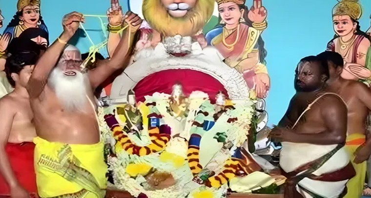 అంగరంగ వైభవంగా శ్రీ లక్ష్మీనరసింహ స్వామి కల్యాణోత్సవం

