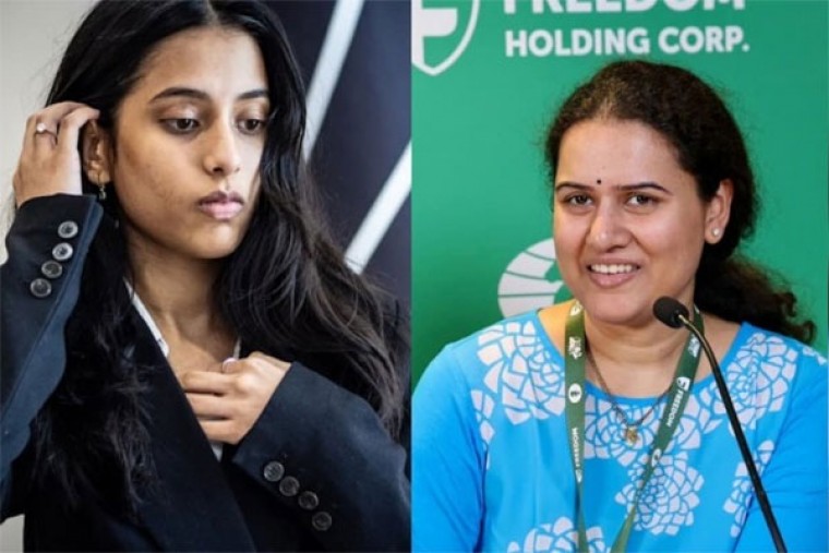 ఫిడే మహిళల చెస్‌ ప్రపంచకప్‌లో అదరగొట్టిన భారత ప్లేయర్లు 