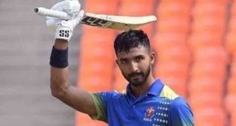 అరుదైన రికార్డు నమోదుచేసుకున్న దేవదత్ పడిక్కల్ 
