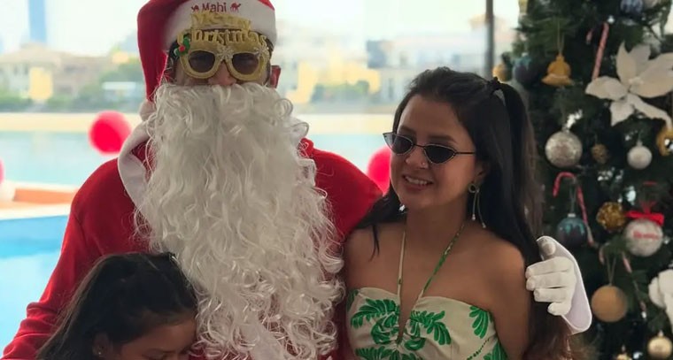 శాంతాక్లాజ్‌ గా మహేంద్రసింగ్‌ ధోని