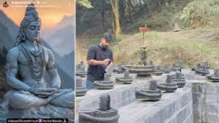 మ‌హా శివ‌రాత్రి ప‌ర్వ‌దినం సంద‌ర్భంగా శివాల‌యంలో లిట్ట‌న్ దాస్ పూజ‌లు