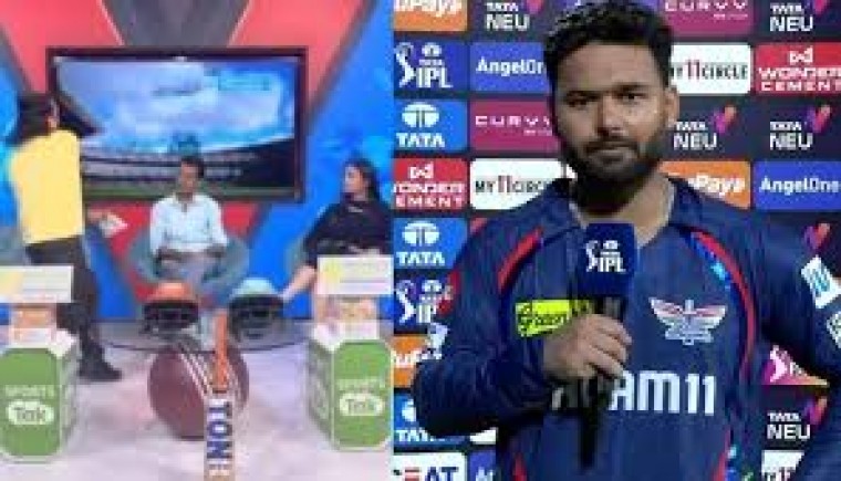 స్పోర్ట్స్‌టాక్‌ నిర్వ‌హించిన క్రీడా చ‌ర్చ‌లో పంత్ కెప్టెన్సీపై కోపంతో ఓ ప్యానెలిస్ట్ టీవీని ప‌గుల‌గొట్టారు