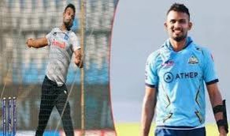 గుజ‌రాత్ టైటాన్స్ జ‌ట్టులోకి శ్రీలంక ఆల్‌రౌండ‌ర్ ద‌సున్ షన‌క‌ను తీసుకున్న‌ట్లు ప్ర‌క‌టించింది