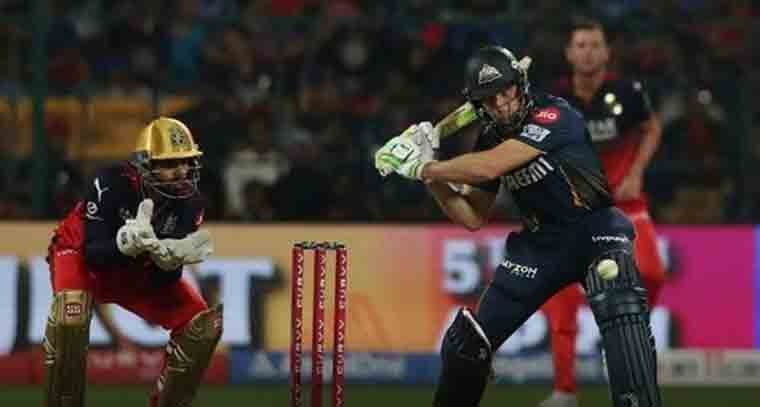 గుజ‌రాత్ టైటాన్స్ పై పోరాడలేకపోయిన రాయ‌ల్ ఛాలెంజ‌ర్స్ బెంగ‌ళూరు