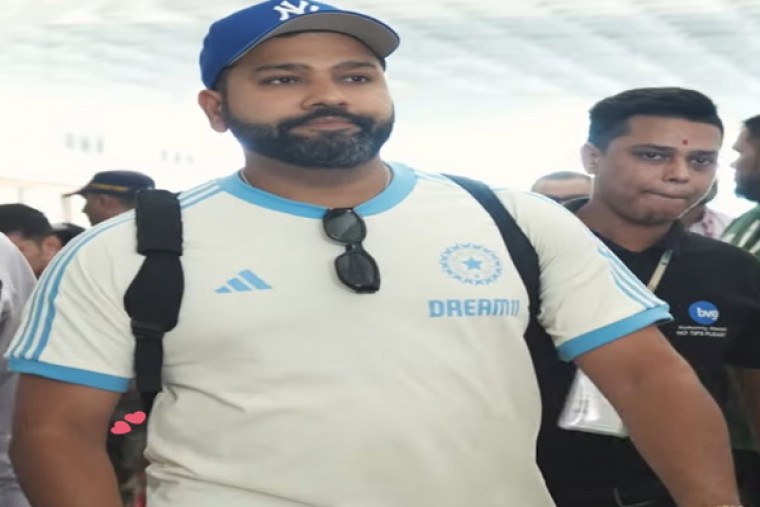 ఛాంపియన్స్ ట్రోఫీకి దుబాయ్ బయలుదేరిన టీమిండియా... 