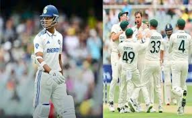 టాప్ ఆర్డ‌ర్ వైఫ‌ల్యంతో 44 ర‌న్స్‌కే 4 వికెట్లు కోల్పోయి క‌ష్టాల్లో ప‌డ్డ‌ భార‌త్