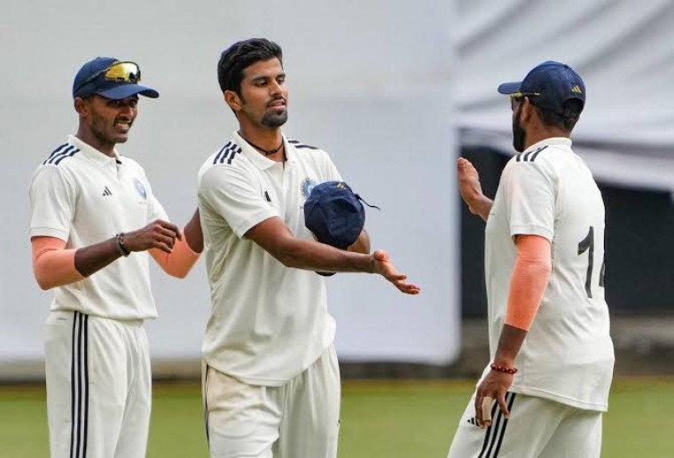 59 పరుగులిచ్చి 7 వికెట్లు తీసిన వాషింగ్టన్ సుందర్