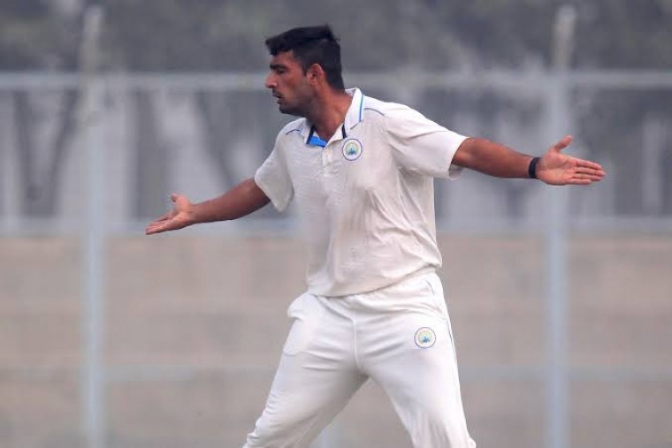 కేరళపై ఆడుతూ 10 వికెట్లు తీసిన హర్యానా పేసర్ అన్షుల్ కాంభోజ్