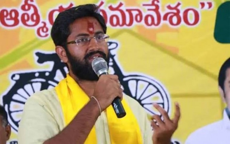 గీతంపై విషం కక్కుతున్నారు అంటూ జగన్‌పై టీడీపీ ఎంపీ శ్రీభరత్ ఆగ్రహం