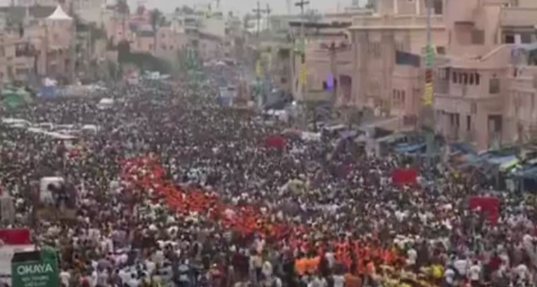 జగన్నాథుడి రథయాత్ర.. భారీగా తరలివచ్చిన జనం