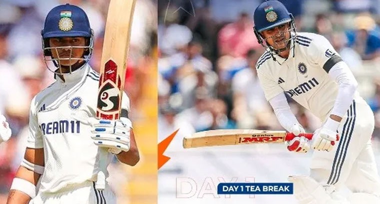  జైస్వాల్‌కు రికార్డు మిస్‌.. టీ బ్రేక్‌కి భారత్‌ స్కోర్‌ 182/3